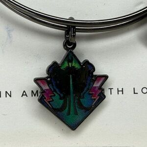 Disney parks x Alex and ani sleeping beauty maleficent handle bracelet NWT